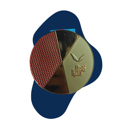 One Run finisher medal